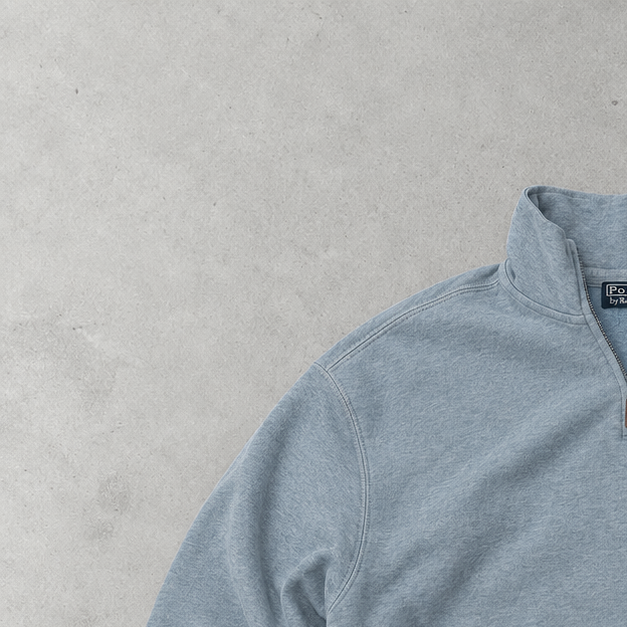 Ralph Lauren Jacket Hellblau Stitched Logo Rare (L)