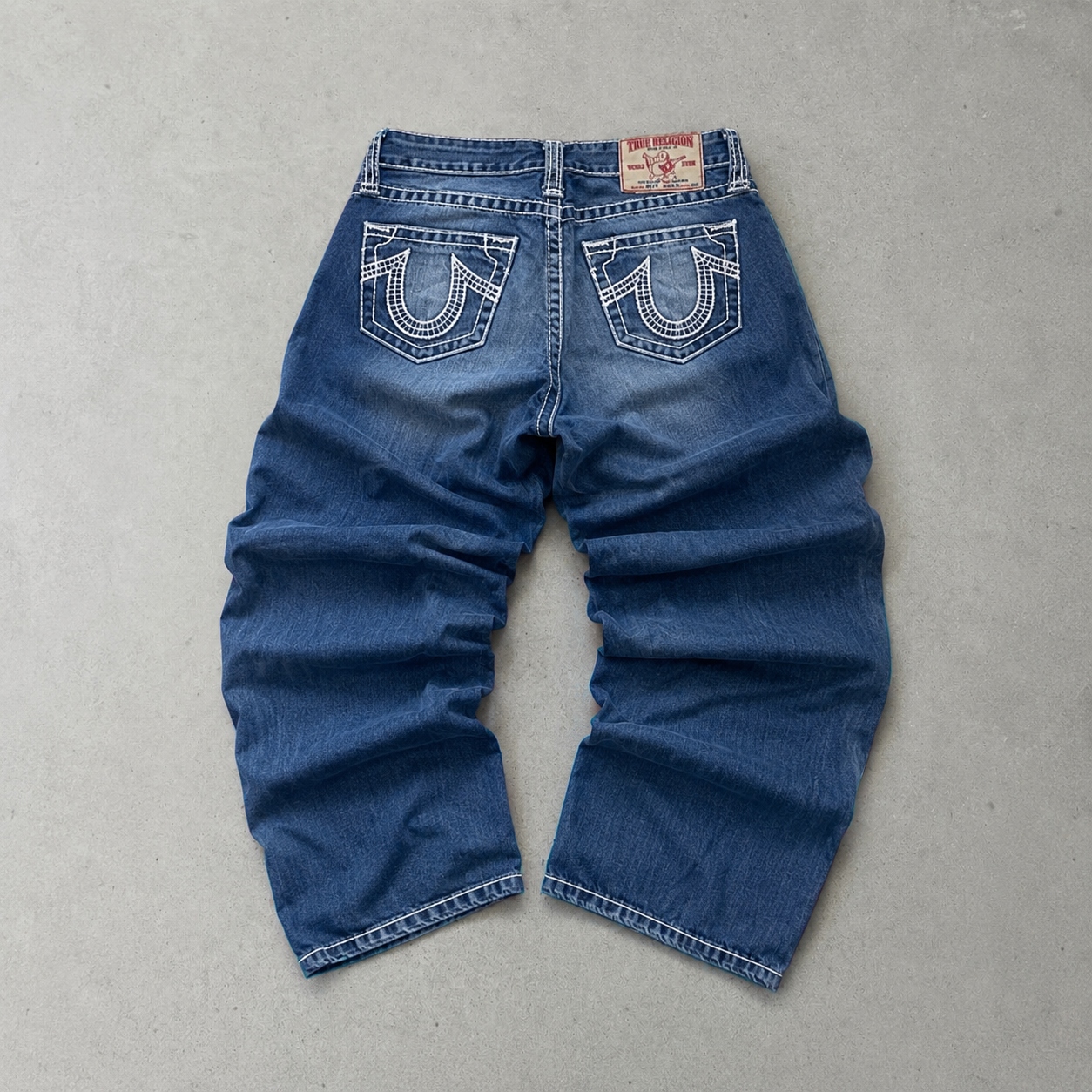 Y2K True Religion Pants Blau Rare (W28 | DE 44)