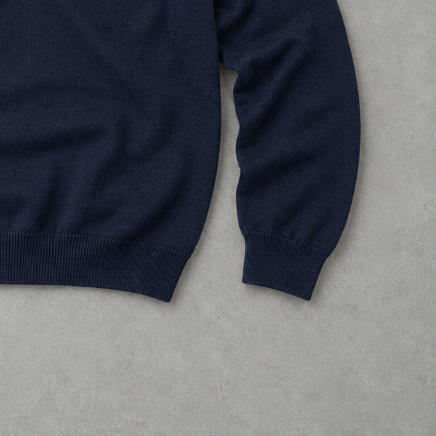 Y2K Ralph Lauren V-Neck Sweater Marineblau Limited (XXL)