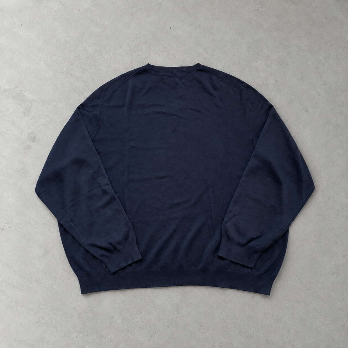 Y2K Ralph Lauren V-Neck Sweater Marineblau Limited (XXL)