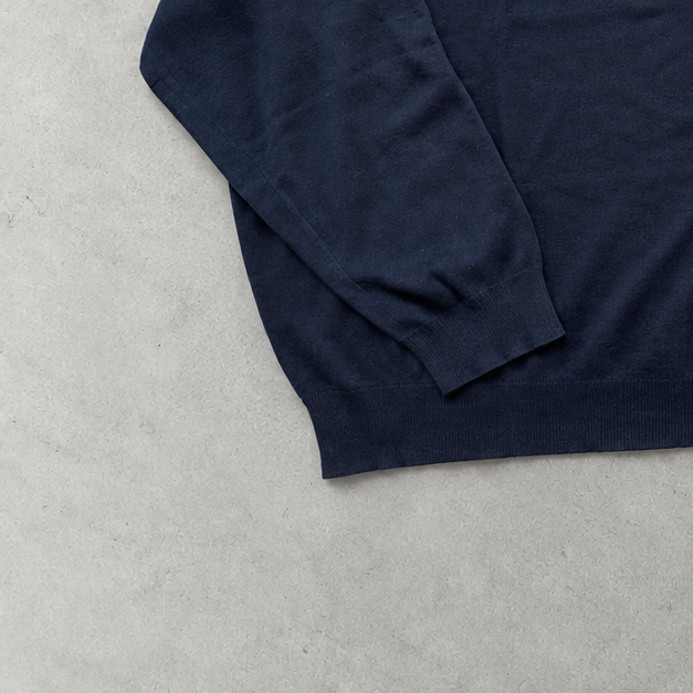 Y2K Ralph Lauren V-Neck Sweater Marineblau Limited (XXL)