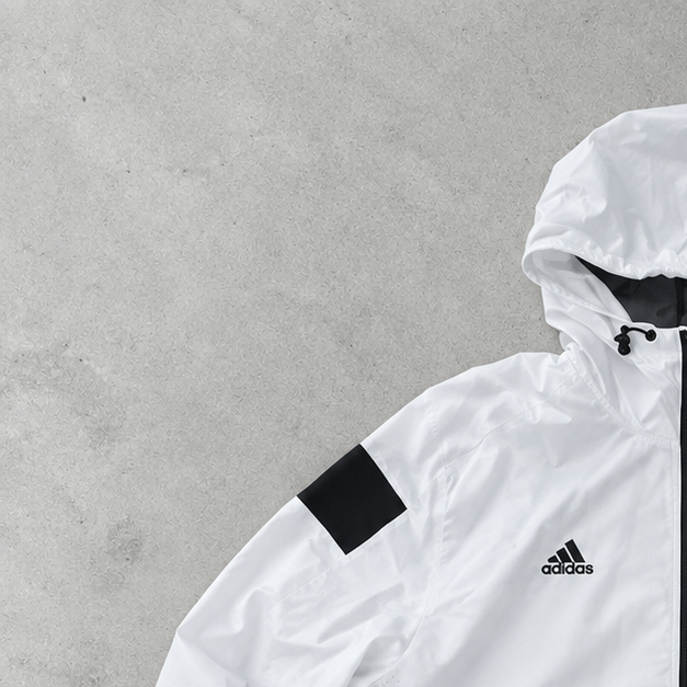 adidas Jacket Weiß, Schwarz Rare (XL)
