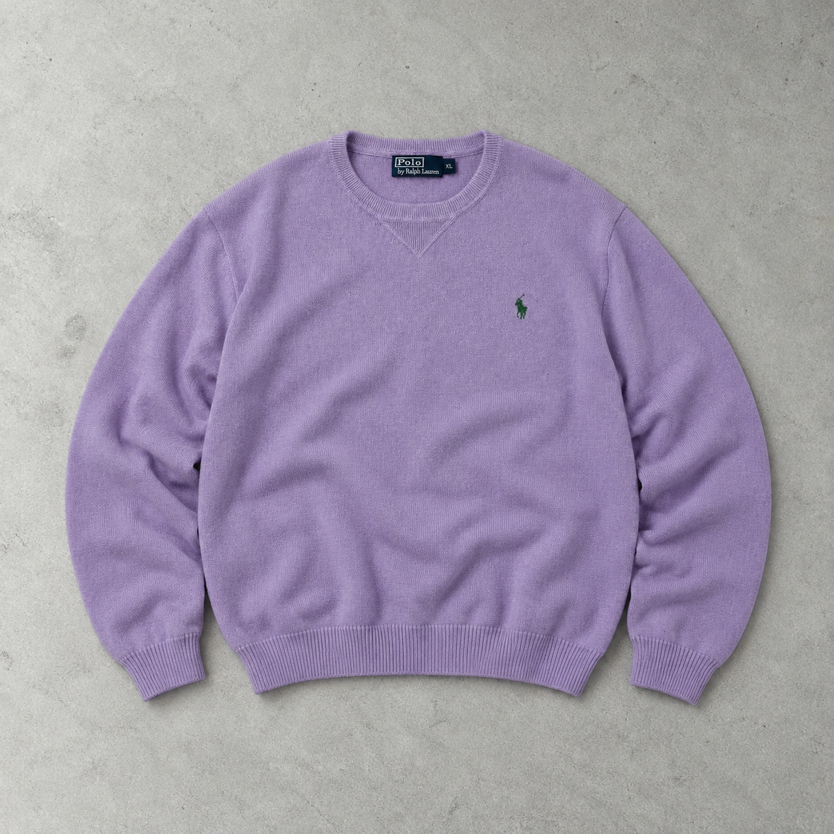 Y2K Ralph Lauren Sweater Flieder Rare (XL)