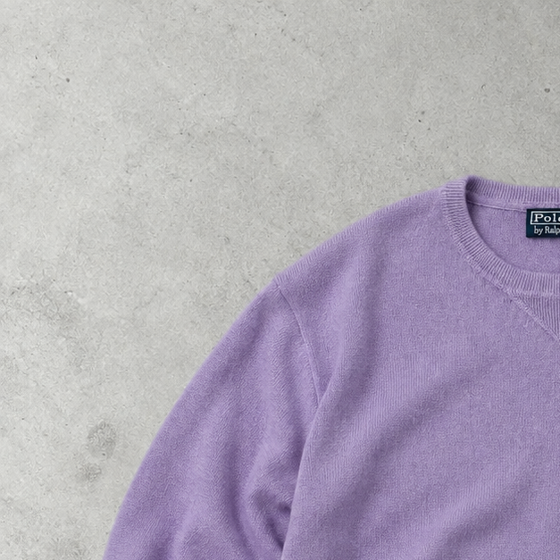 Y2K Ralph Lauren Sweater Flieder Rare (XL)