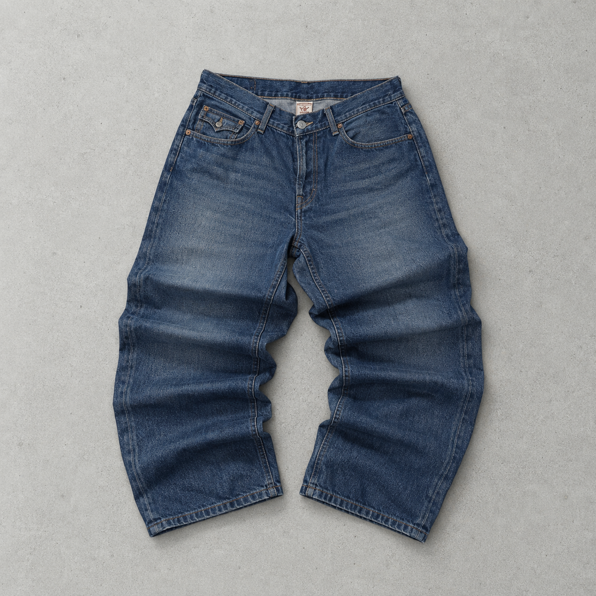 True Religion Straight Fit Jeans Marineblau, Blau Rare (W36 | DE 52)