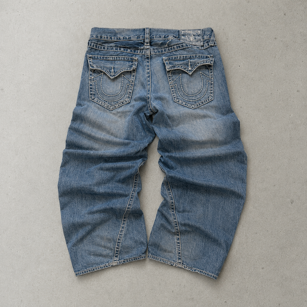 Y2K True Religion Jeans Blau Limited (XL)
