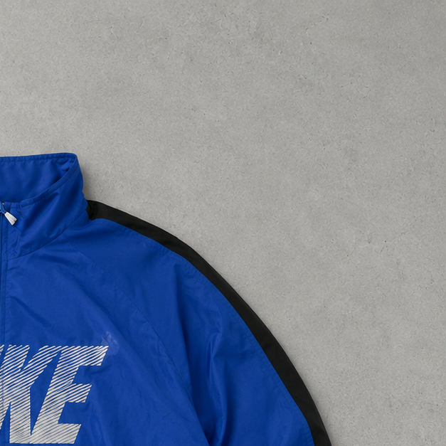 Y2K Nike Windbreaker Blau Rare (S)