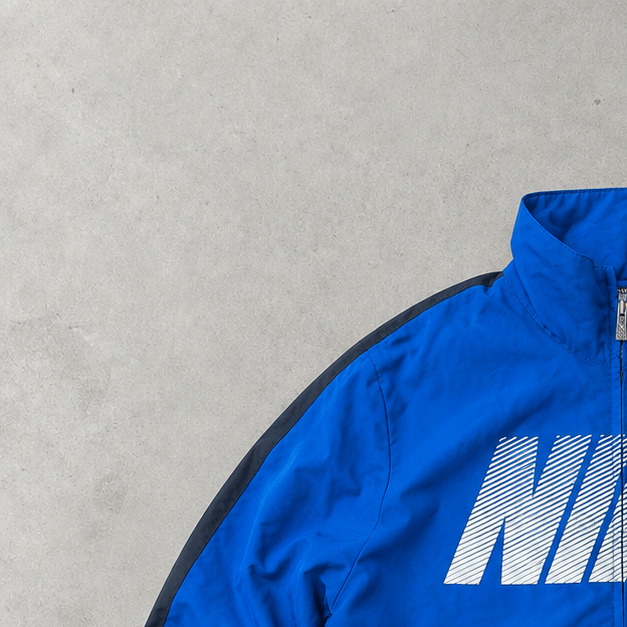 Y2K Nike Windbreaker Blau Rare (S)