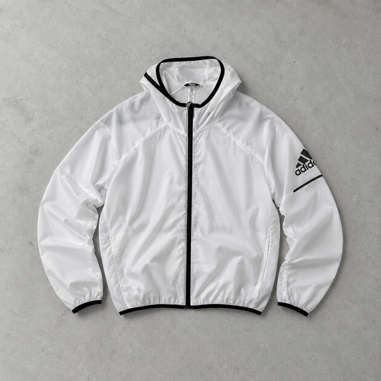 Adidas Rain Jacket White / Black Rare (L)