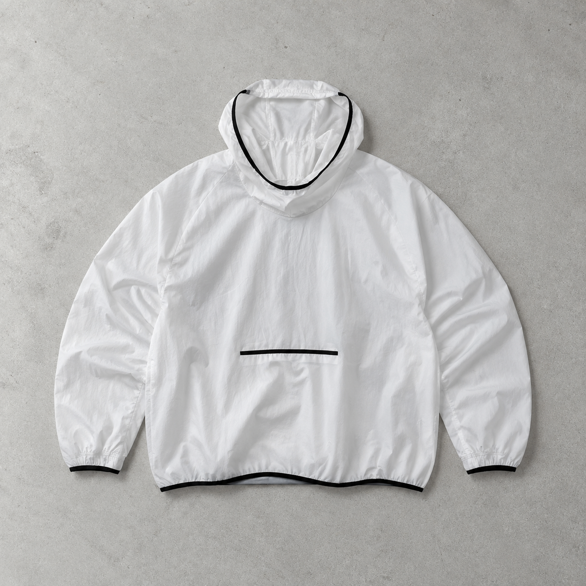 Adidas Regenjacke Weiß / Schwarz Selten (L)