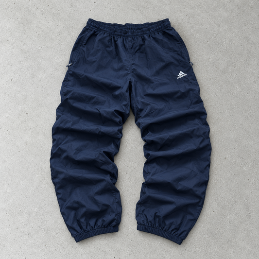 Y2K Adidas Track Pants Marineblau Limited (M)
