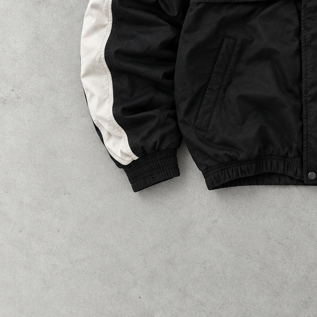 Y2K Nike Windbreaker Schwarz Rare (XL) Stitched Logo