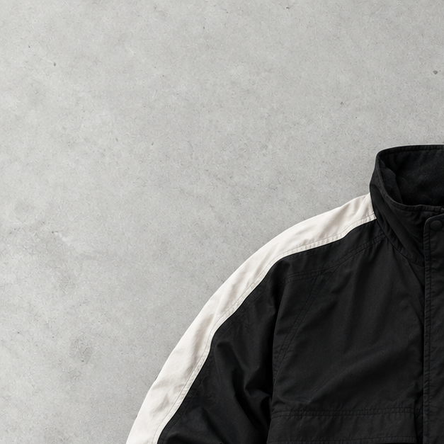Y2K Nike Windbreaker Schwarz Rare (XL) Stitched Logo