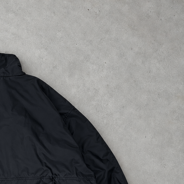 Y2K Nike Windbreaker Schwarz Rare (XL) Stitched Logo