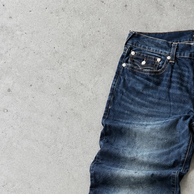 True Religion Straight Jeans Navy Rare (W36 | DE 52)