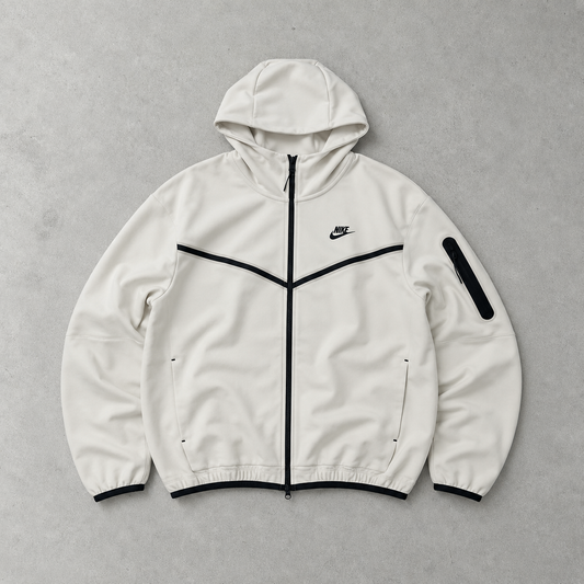 Nike Tech Fleece Jacke Weiß Limited (Größe M)