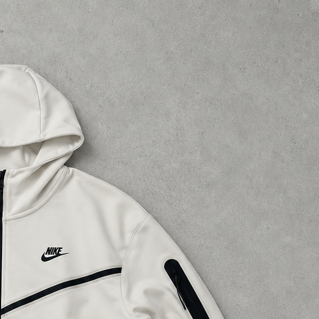 Nike Tech Fleece Jacket Weiß Limited (Size M)