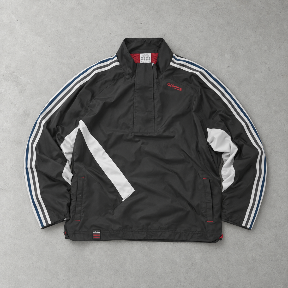 Coupe-vent Adidas 2004 Gris / Blanc en édition limitée (XL)