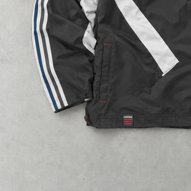 Coupe-vent Adidas 2004 Gris / Blanc en édition limitée (XL)