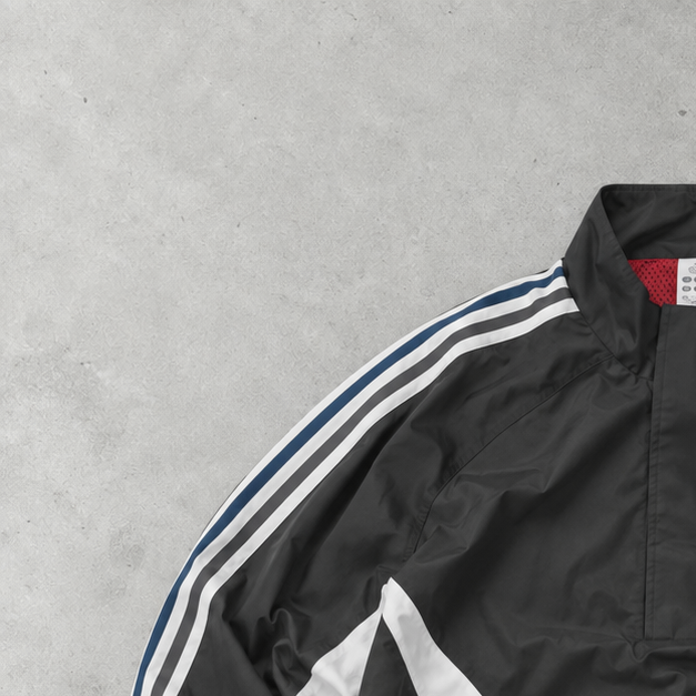 Coupe-vent Adidas 2004 Gris / Blanc en édition limitée (XL)