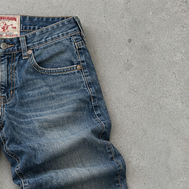 True Religion Bootcut Jeans Blue Limited (W32 | DE 48)