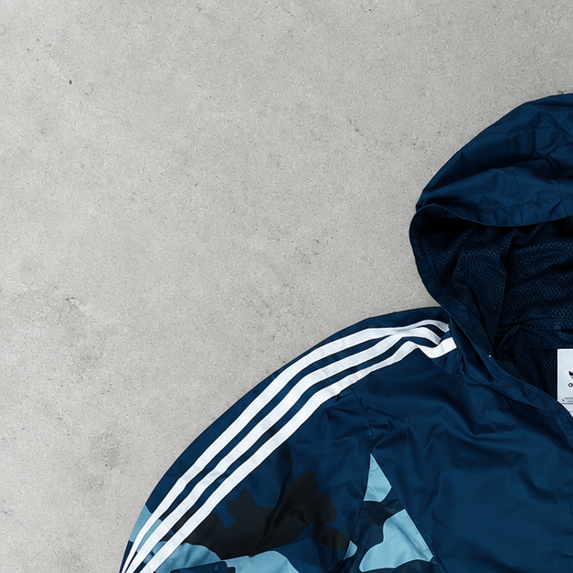 Adidas Windbreaker Türkis / Marineblau Selten (L)