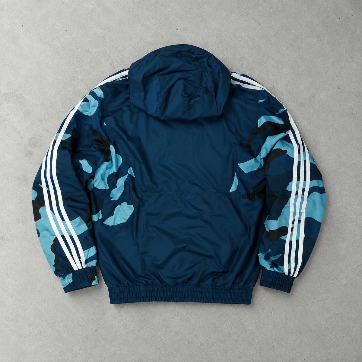 Adidas Windbreaker Türkis / Marineblau Selten (L)