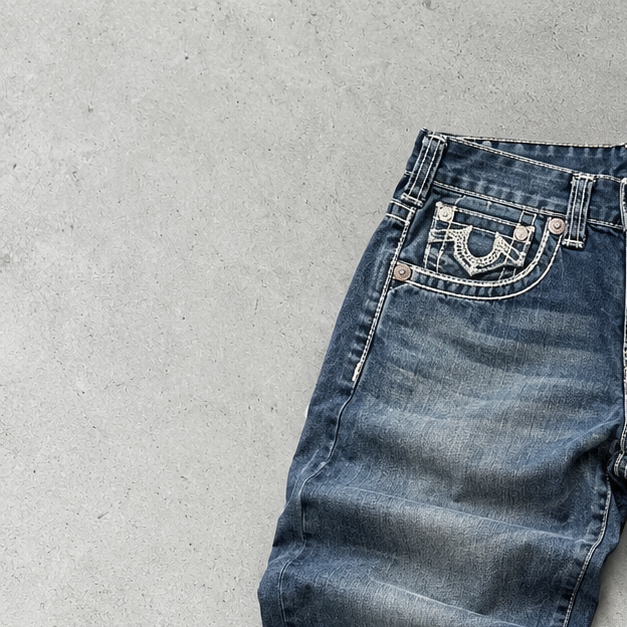 Y2K True Religion Slim Jeans Blue Rare (W28 | DE 44)