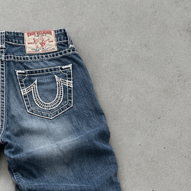 Y2K True Religion Slim Jeans Blue Rare (W28 | DE 44)