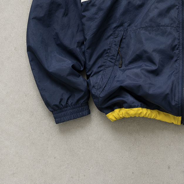 Y2K Vintage Nike Windbreaker Black, Yellow Limited (S)
