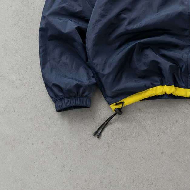 Y2K Vintage Nike Windbreaker Black, Yellow Limited (S)
