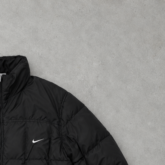 Doudoune Nike noire rare (L) logo brodé