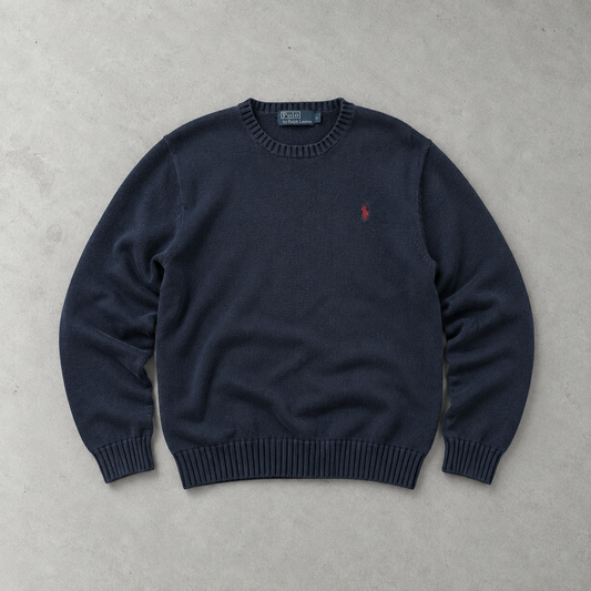 Ralph Lauren Sweater Marineblau Rare (S)