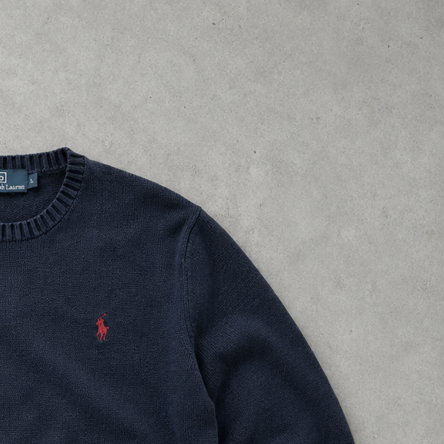 Ralph Lauren Sweater Marineblau Rare (S)