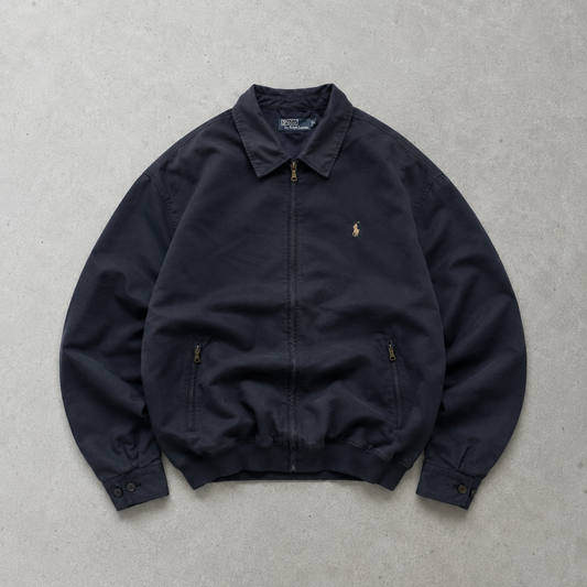 Ralph Lauren Harrington Jacket Navy Limited Stitched Logo (M)