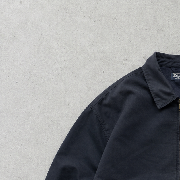 Ralph Lauren Harrington Jacket Navy Limited Stitched Logo (M)
