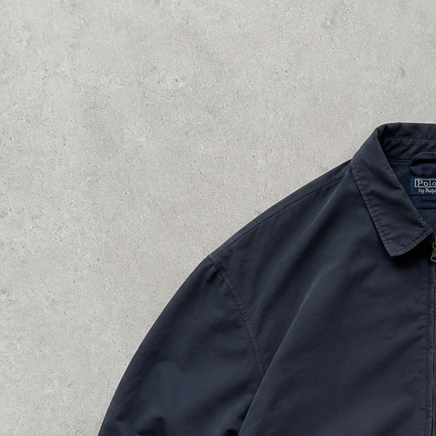 Ralph Lauren Harrington Jacket Navy Limited Stitched Logo (M)