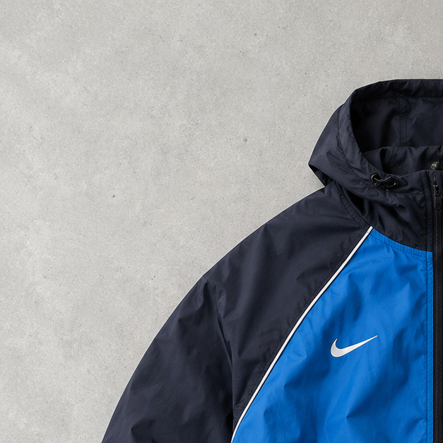FC Barcelona Nike Windbreaker Burgunderrot, Navy Rare (M)