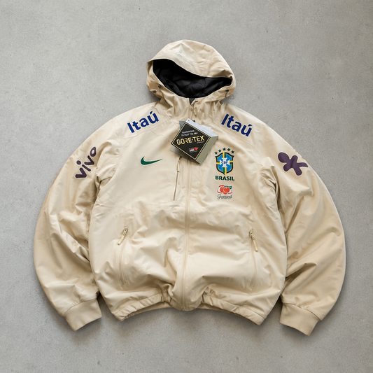 Brazil Nike Jacket Cream Rare (Size L)