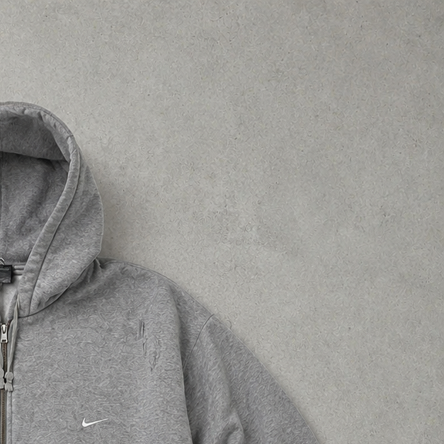 Y2K Nike Hoodie Grau Limited (L)