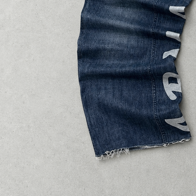 90s Vintage Armani Jeans Jeans Blau, Marineblau Limited (W34 | DE 50)