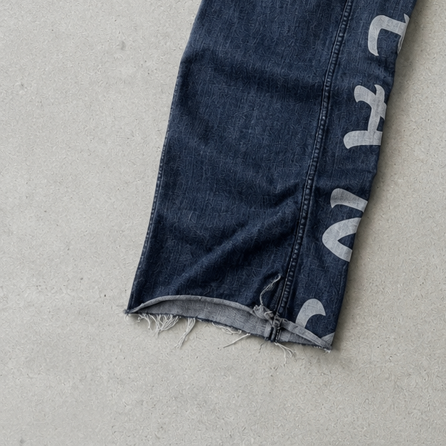 90s Vintage Armani Jeans Jeans Blau, Marineblau Limited (W34 | DE 50)