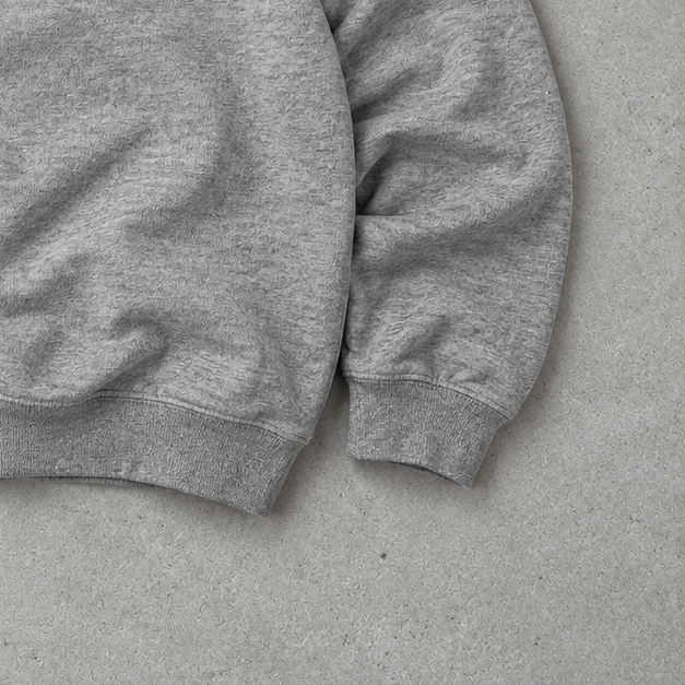 Ralph Lauren Sweater Grau Stitched Logo Rare (M)