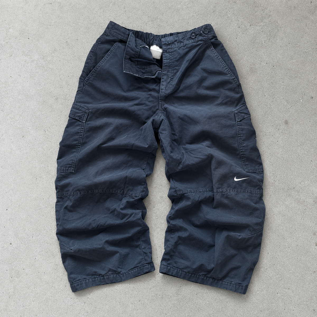 Y2K Nike Track Pants Marineblau Rare (M)