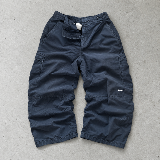 Y2K Nike Track Pants Marineblau Rare (M)