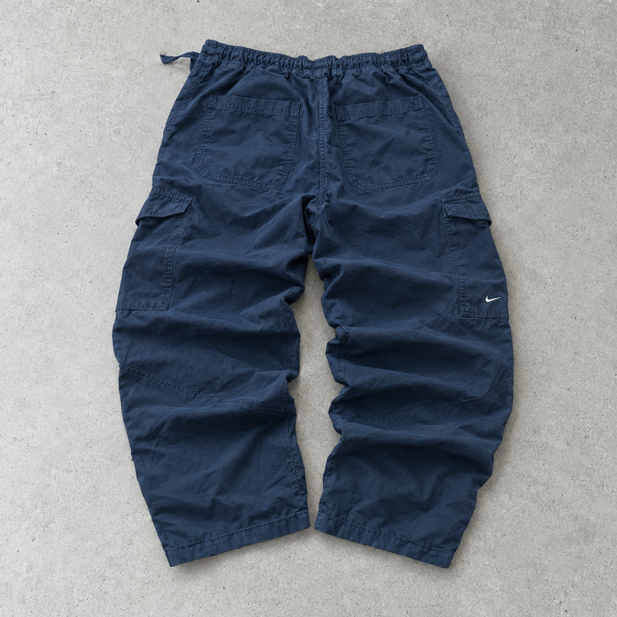Y2K Nike Track Pants Marineblau Rare (M)