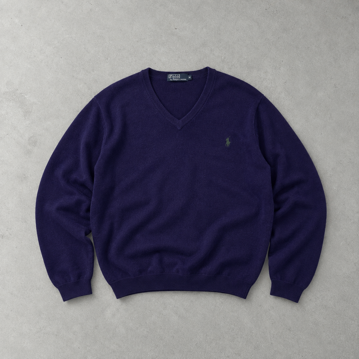 Ralph Lauren Sweater Lila Rare (M) Stitched Logo