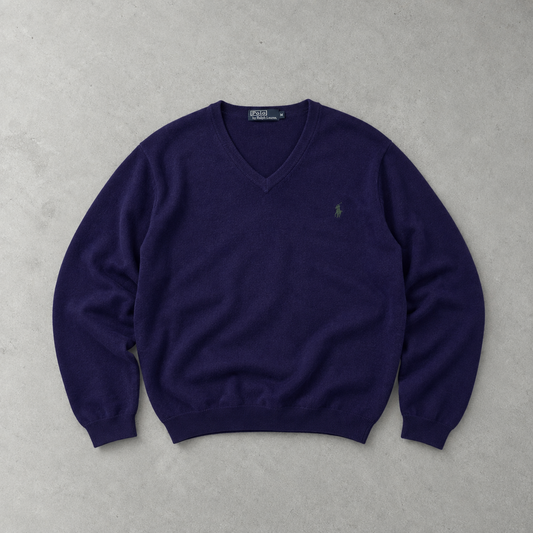 Ralph Lauren Sweater Lila Rare (M) Stitched Logo