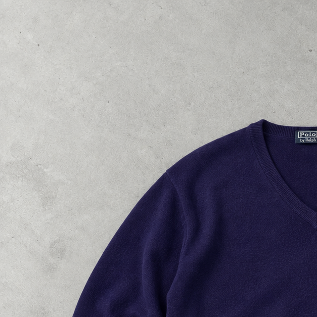 Ralph Lauren Sweater Lila Rare (M) Stitched Logo