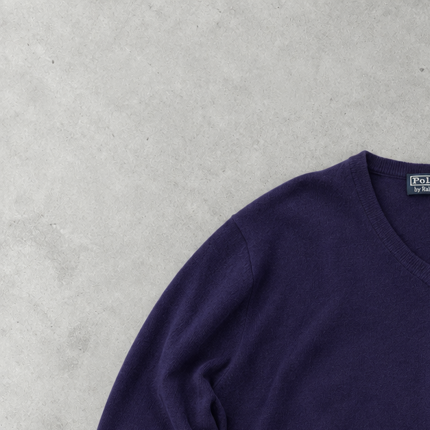 Ralph Lauren Sweater Lila Rare (M) Stitched Logo